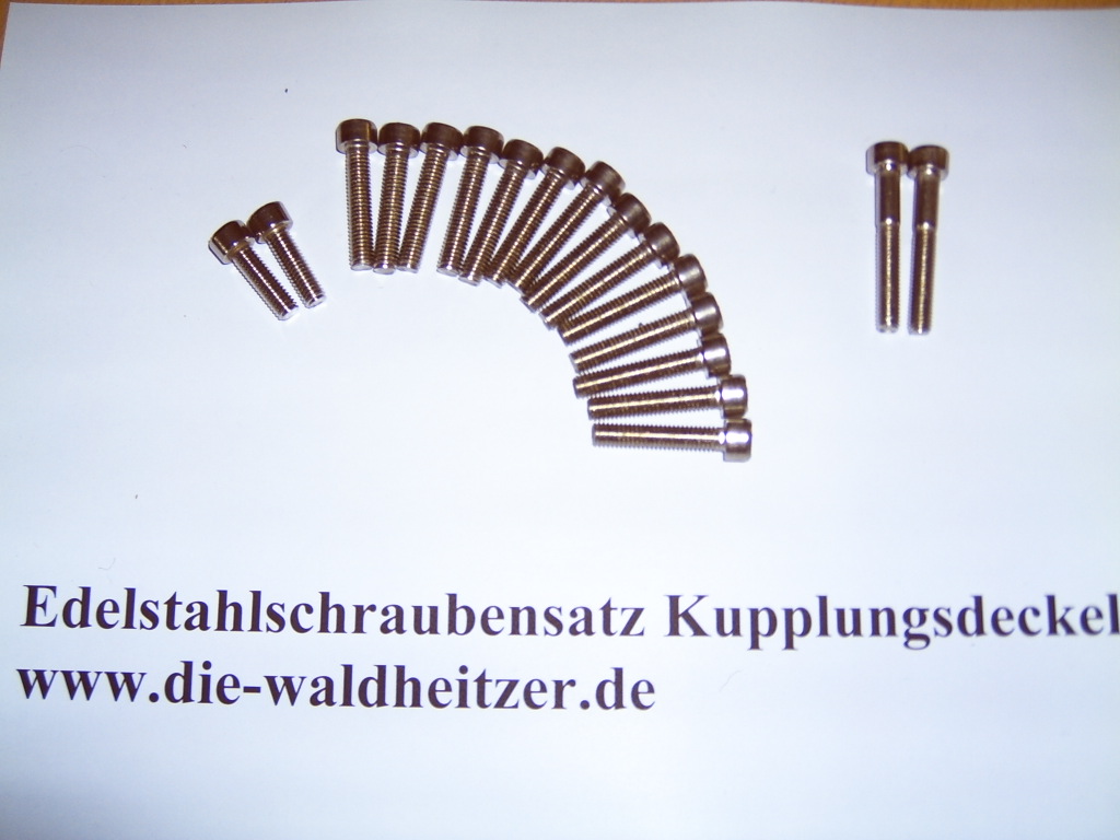 Edelstahlschraubensatz Kupplungsdeckel Edelstahlschraubensatz Kupplungsdeckel